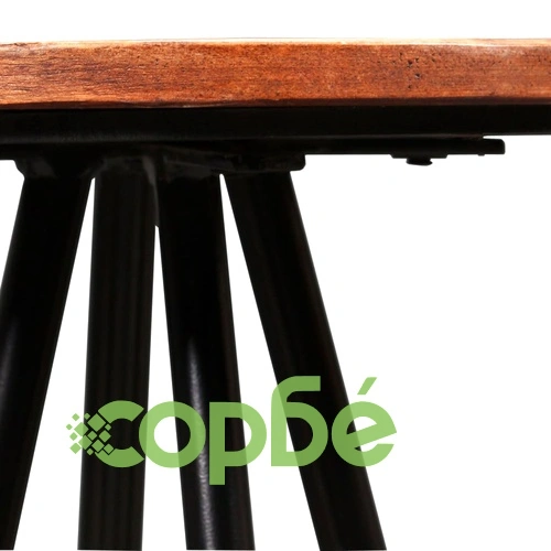 Бар табуретки, 4 бр, регенерирана дървесина масив ➤ топ цена ➤ sorbe.bg