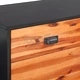 Шкаф от акациево дърво масив, 90x33,5x83 cм
