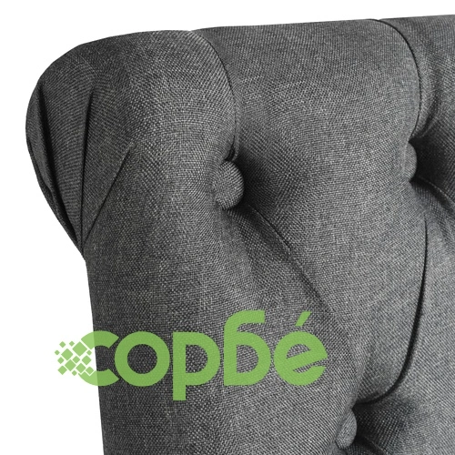 Трапезни столове, 2 бр, тъмносиви, текстил ➤ топ цена ➤ sorbe.bg