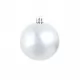 Комплект коледни топки от 100 части, 3/4/6 см, бели/сребро