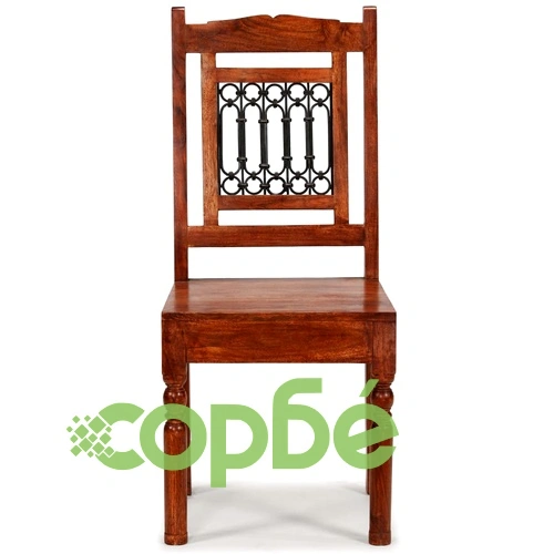 Трапезни столове 2 бр масивно дърво с финиш цвят мед класически ➤ топ цена ➤ sorbe.bg