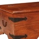 Маса за кафе масивно акациево дърво с меден финиш 110x55x35 см
