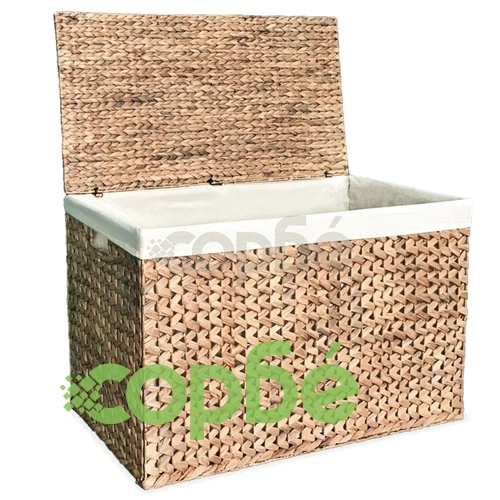 Кош за пране, 82x42,5x52,5 см, воден хиацинт ➤ топ цена ➤ sorbe.bg