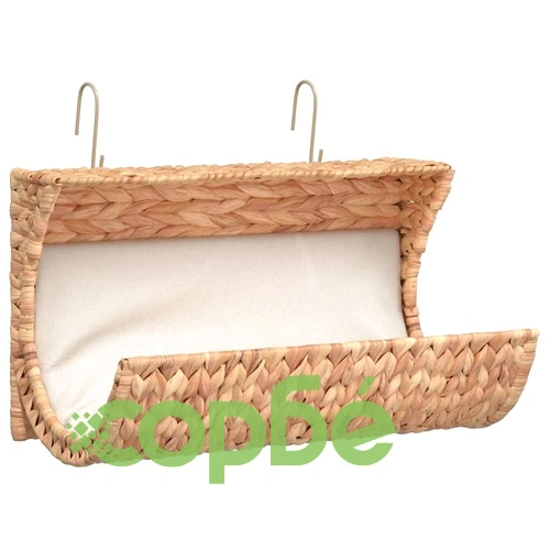 Котешко легло с възглавница, воден хиацинт, 37x20x20 см  ➤ топ цена ➤ sorbe.bg