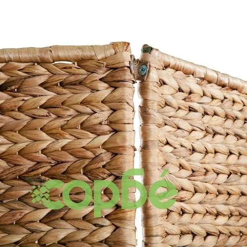 Параван за стая, 4 панела, 154x160 cм, воден хиацинт  ➤ топ цена ➤ sorbe.bg