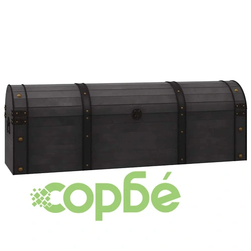 Ракла от масивна дървесина, винтидж стил, 120х30х40 см ➤ топ цена ➤ sorbe.bg