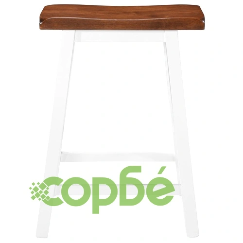 Бар табуретки, 2 бр, масивно дърво ➤ топ цена ➤ sorbe.bg