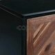 Скрин с чекмеджета, акациево дърво масив, 90x33,5x80 см 