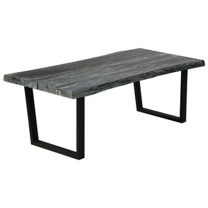 Маса за кафе, минди масив, 102x56x41 cм, сива