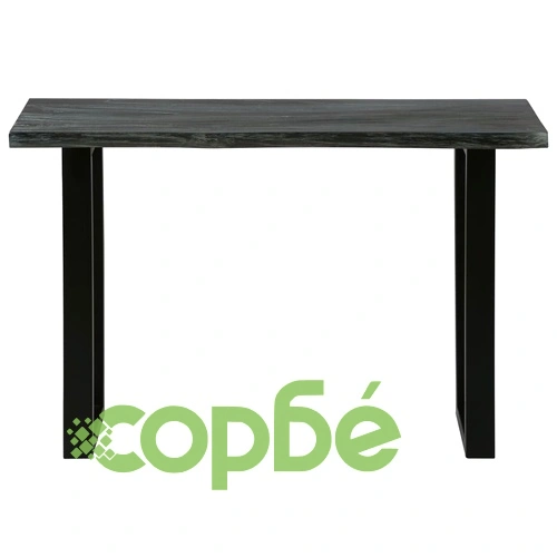 Конзолна маса, минди масив, 110x35x75 cм, сива ➤ топ цена ➤ sorbe.bg