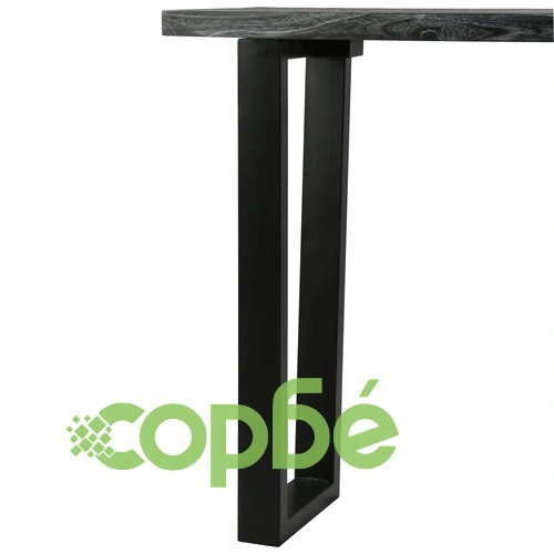 Конзолна маса, минди масив, 110x35x75 cм, сива ➤ топ цена ➤ sorbe.bg