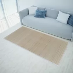 Бамбуков килим, 160x230 см, естествен цвят