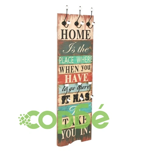Закачалка за дрехи с 6 куки, 120х40 см, HOME IS  ➤ топ цена ➤ sorbe.bg