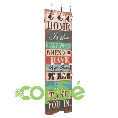 Закачалка за дрехи с 6 куки, 120х40 см, HOME IS  ➤ топ цена ➤ sorbe.bg