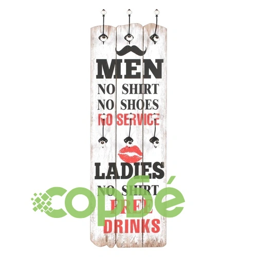 Закачалка за дрехи с 6 куки, 120х40 см, MEN LADIES  ➤ топ цена ➤ sorbe.bg