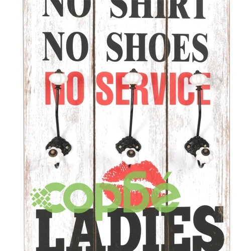 Закачалка за дрехи с 6 куки, 120х40 см, MEN LADIES  ➤ топ цена ➤ sorbe.bg