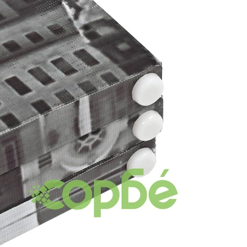 Сгъваем параван за стая, 120x170 см, дневен Ню Йорк, черно-бял ➤ топ цена ➤ sorbe.bg