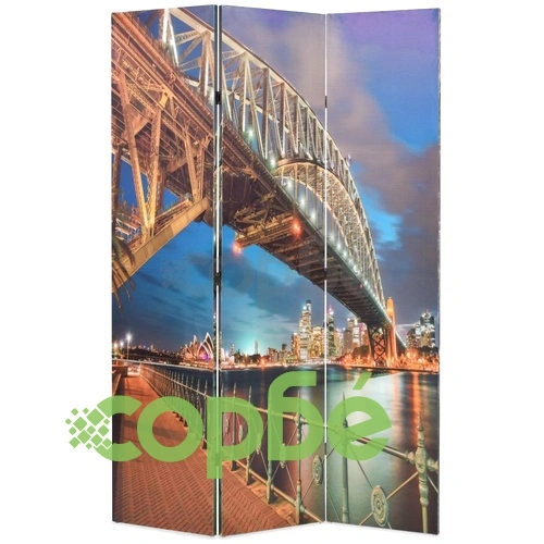 Сгъваем параван за стая, 120x170 см, Сидни Харбър Бридж  ➤ топ цена ➤ sorbe.bg