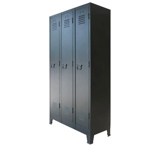 Метален шкаф в индустриален стил, 90x45x180 cм