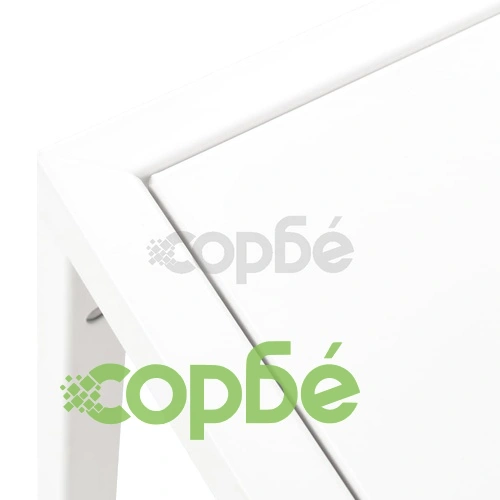 C-маса, метал, 35х55х65 см, бяла ➤ топ цена ➤ sorbe.bg