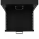 Шкаф картотека с 5 чекмеджета, метален, 28x35x35 см, черен