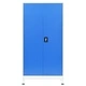 Метален офис шкаф, 90x40x180 см, сиво и синьо Метален офис шкаф, 90x40x180 см, сиво и синьо