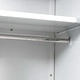 Заключващ се шкаф с 2 врати, метал, 90x40x180 cм, сиво и синьо Заключващ се шкаф с 2 врати, метал, 90x40x180 cм, сиво и синьо
