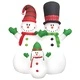 Коледни надуваеми снежни човеци Santa Family LED IP44 240 см Коледни надуваеми снежни човеци Santa Family LED IP44 240 см