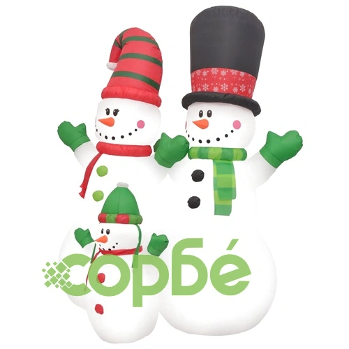 Коледни надуваеми снежни човеци Santa Family LED IP44 240 см на топ цена от sorbe.bg Коледни надуваеми снежни човеци Santa Family LED IP44 240 см ➤ топ цена ➤ sorbe.bg