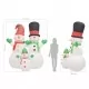 Коледни надуваеми снежни човеци Santa Family LED IP44 240 см 