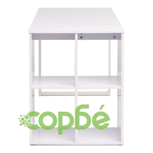 Бюро, 120x60x75 см, бяло ➤ топ цена ➤ sorbe.bg