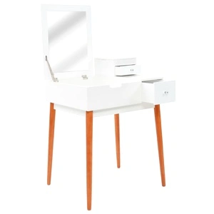 Тоалетка с огледало, МДФ, 60x50x86 см