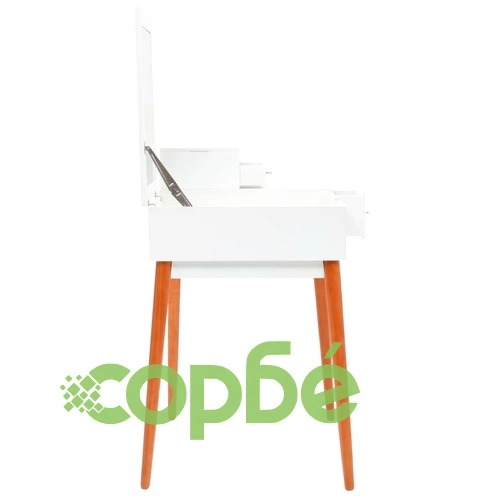 Тоалетка с огледало, МДФ, 60x50x86 см ➤ топ цена ➤ sorbe.bg