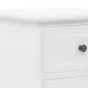 Нощно шкафче, МДФ и борова дървесина, 35x32x59 см