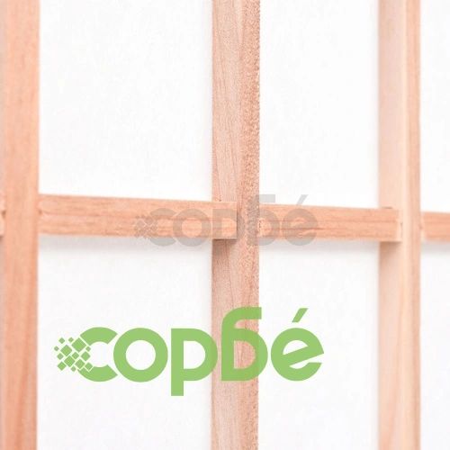 Параван за стая, 3 панела, японски стил, 120х170 cм, естествен ➤ топ цена ➤ sorbe.bg