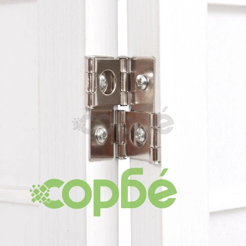 Параван за стая, 4 панела, японски стил, 160х170 cм, бял ➤ топ цена ➤ sorbe.bg