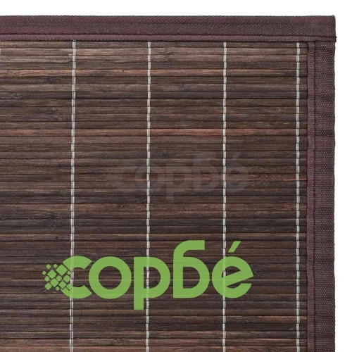 Бамбуков килим, 80x200 см, тъмнокафяв ➤ топ цена ➤ sorbe.bg
