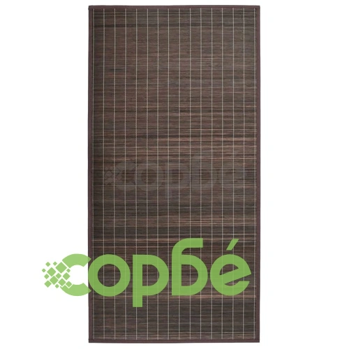 Бамбуков килим, 80x200 см, тъмнокафяв ➤ топ цена ➤ sorbe.bg