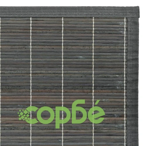 Бамбуков килим, 80x200 см, сив ➤ топ цена ➤ sorbe.bg