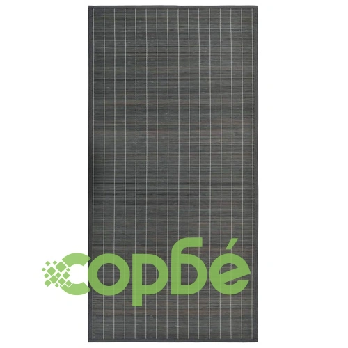 Бамбуков килим, 80x200 см, сив ➤ топ цена ➤ sorbe.bg