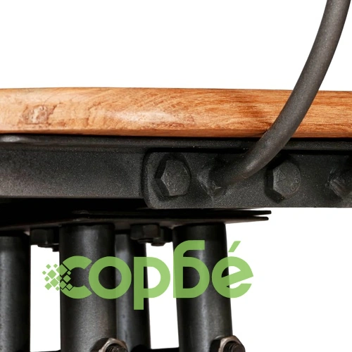 Бар столове, 2 бр, регенерирана тикова дървесина масив ➤ топ цена ➤ sorbe.bg