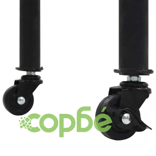 Конзолна маса, МДФ и чамова дървесина, 100x33,5x80 cм ➤ топ цена ➤ sorbe.bg