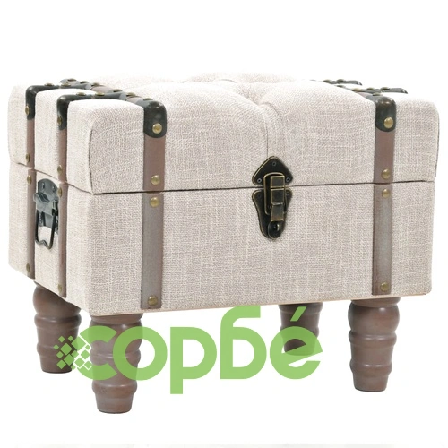 Комплект 3 бр пейки за съхранение дърво и стомана 112x37x45 см ➤ топ цена ➤ sorbe.bg