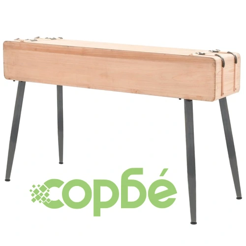 Конзолна маса, ела масив, 115x40,5x76 cм ➤ топ цена ➤ sorbe.bg