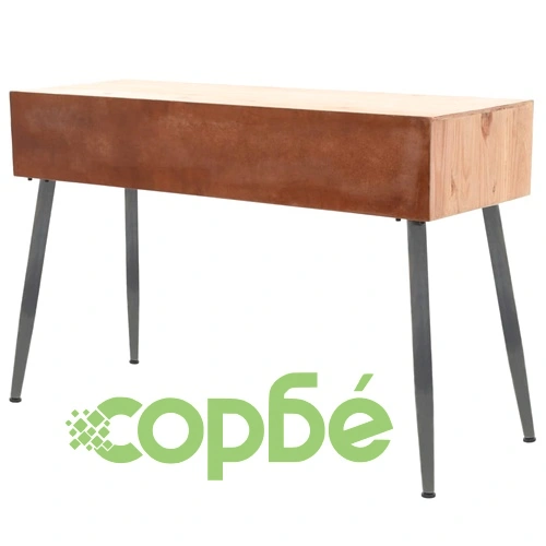 Конзолна маса, ела масив, 115x41x75,5 cм ➤ топ цена ➤ sorbe.bg