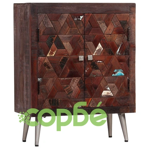 Бюфет, регенерирано дърво масив, 60x30x76 cм ➤ топ цена ➤ sorbe.bg