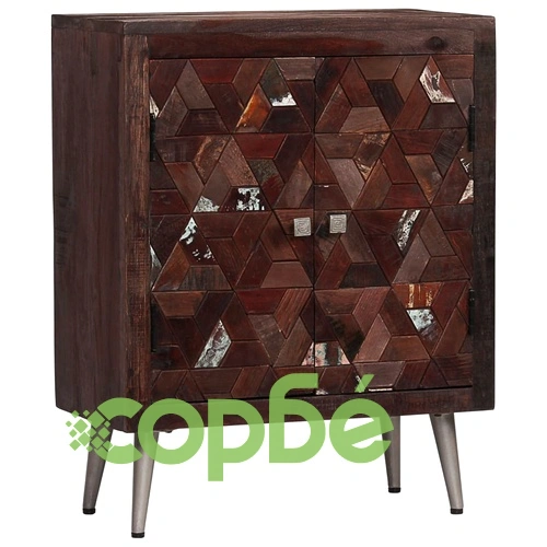 Бюфет, регенерирано дърво масив, 60x30x76 cм ➤ топ цена ➤ sorbe.bg