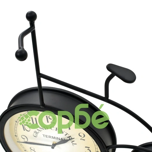 Градински стенен часовник с термометър, велосипед, винтидж ➤ топ цена ➤ sorbe.bg