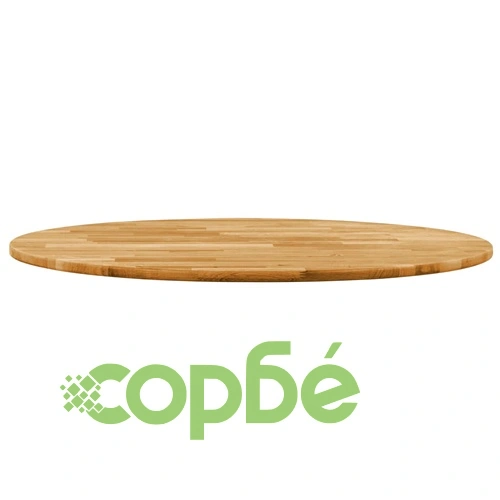 Плот за маса, дъб масив, кръгъл, 23 мм, 700 мм  ➤ топ цена ➤ sorbe.bg