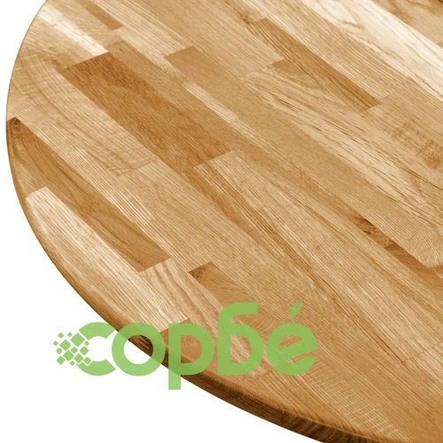 Плот за маса, дъб масив, кръгъл, 23 мм, 700 мм  ➤ топ цена ➤ sorbe.bg